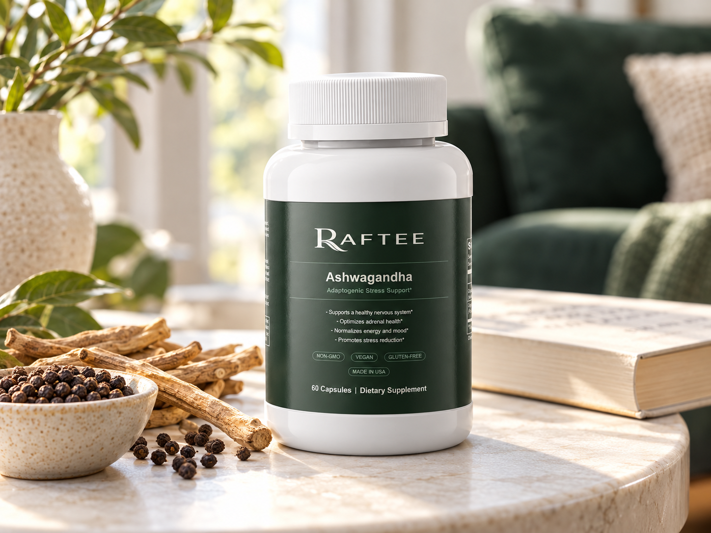 Raftee Ashwagandha overview