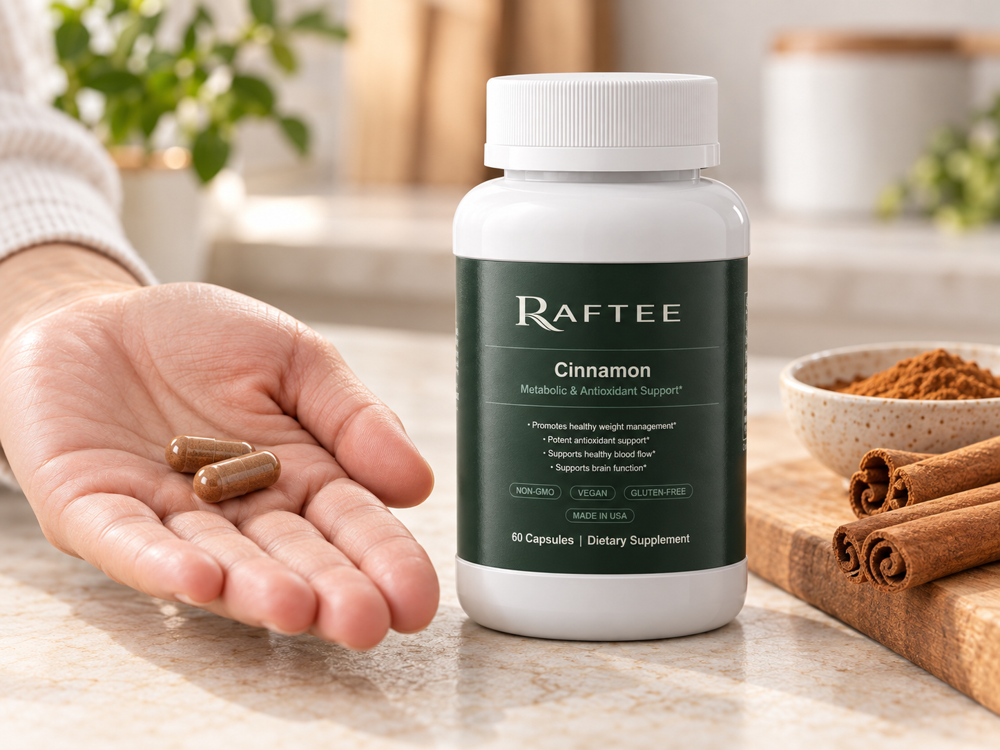 Raftee Cinnamon routine step 1