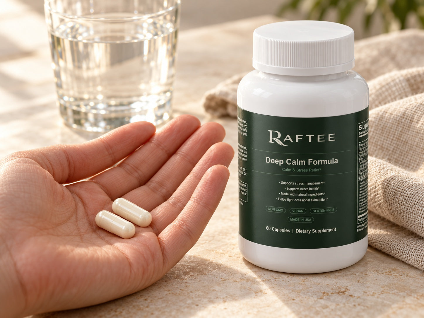 Raftee Deep Calm Formula PDP 3