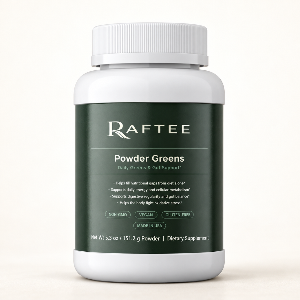Raftee Powder Greens product hero