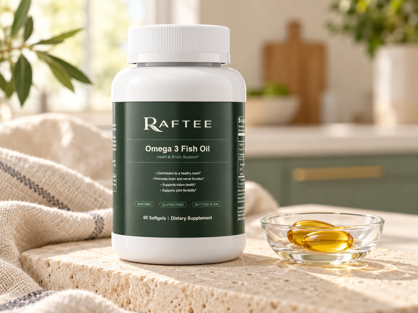 Raftee Omega 3 Fish Oil PDP 1