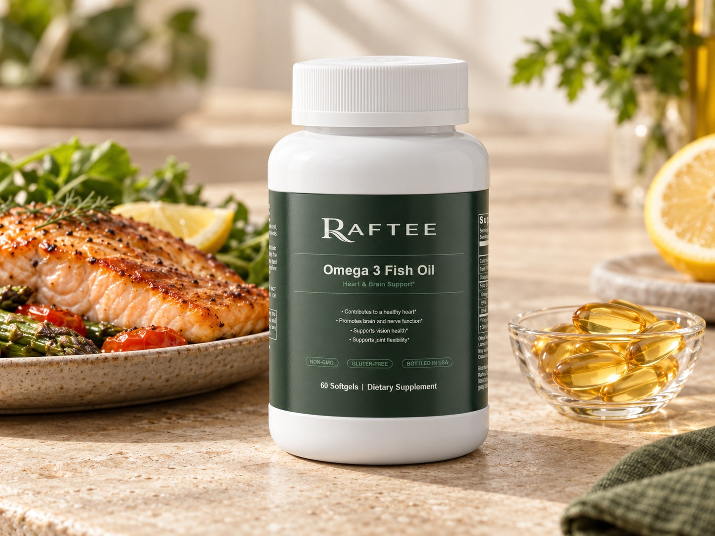 Raftee Omega 3 Fish Oil PDP 2