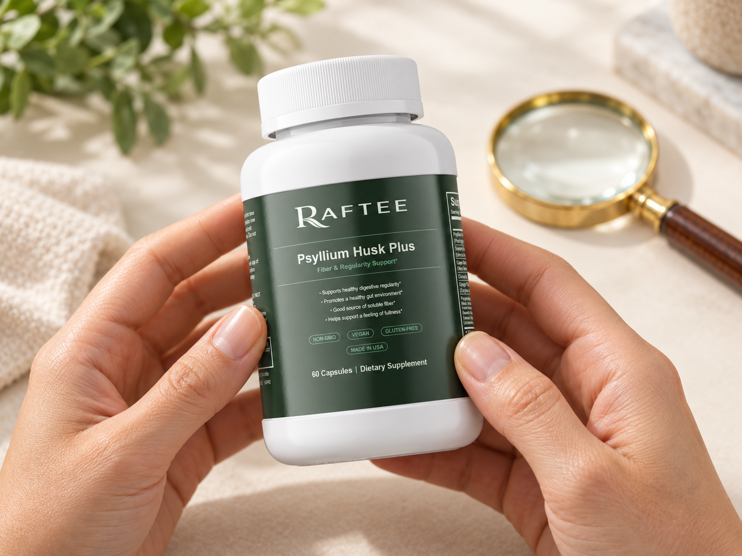 Raftee Psyllium Husk Plus PDP 8