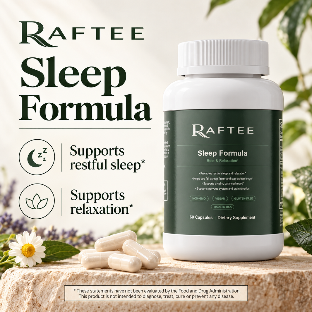 Raftee Sleep Formula key features