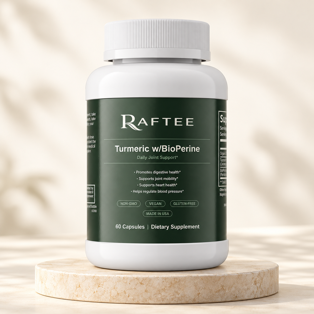 Raftee turmeric product hero