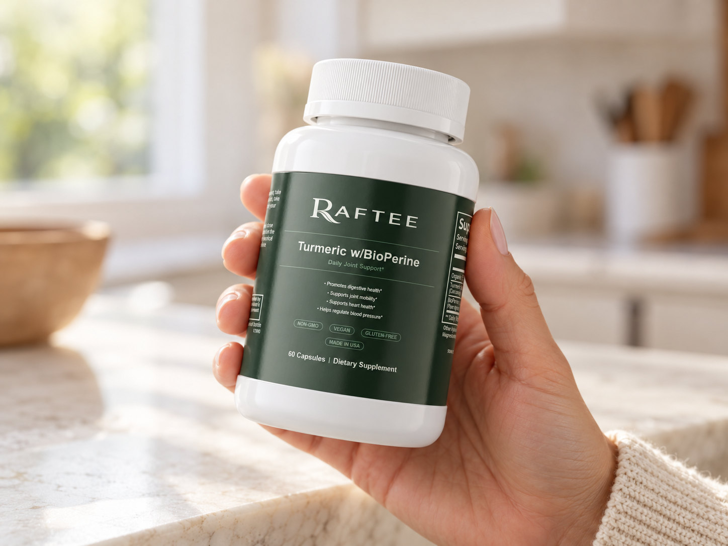 Raftee Turmeric-BioPerine - discover cover