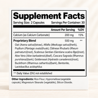 Raftee Colon Sweep – Botanical & Fiber Formula | 60 Capsules