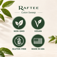 Raftee Colon Sweep – Botanical & Fiber Formula | 60 Capsules