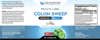 Raftee Colon Sweep – Botanical & Fiber Formula | 60 Capsules