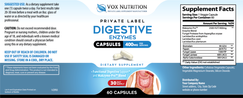Raftee Digestive Enzyme – Daily Digestive Support Capsules