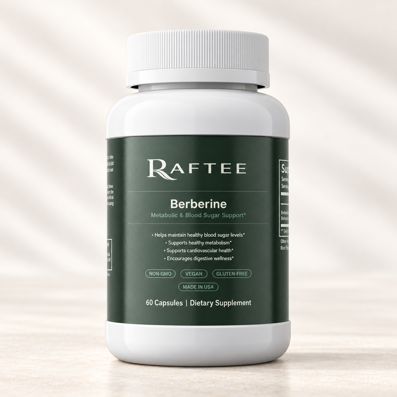 Raftee Berberine Capsules – Metabolic Wellness Support