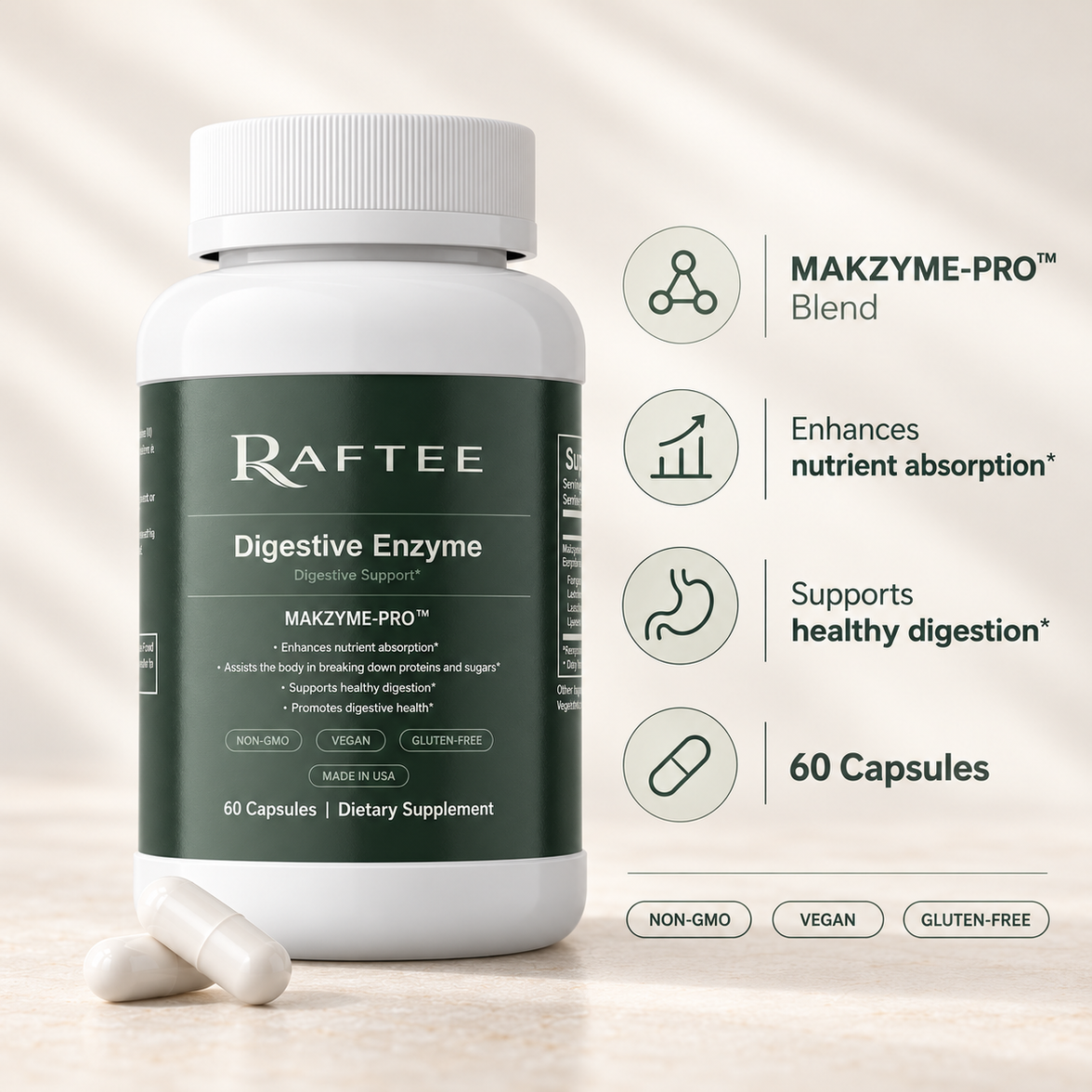 Raftee Digestive Enzyme gallery 2 of 7