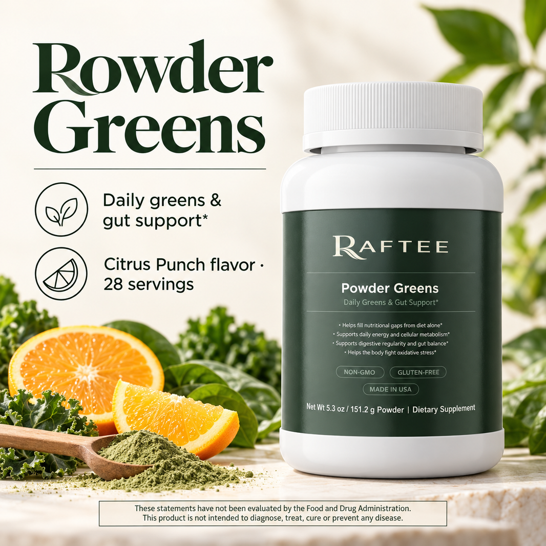 Raftee Powder Greens key features