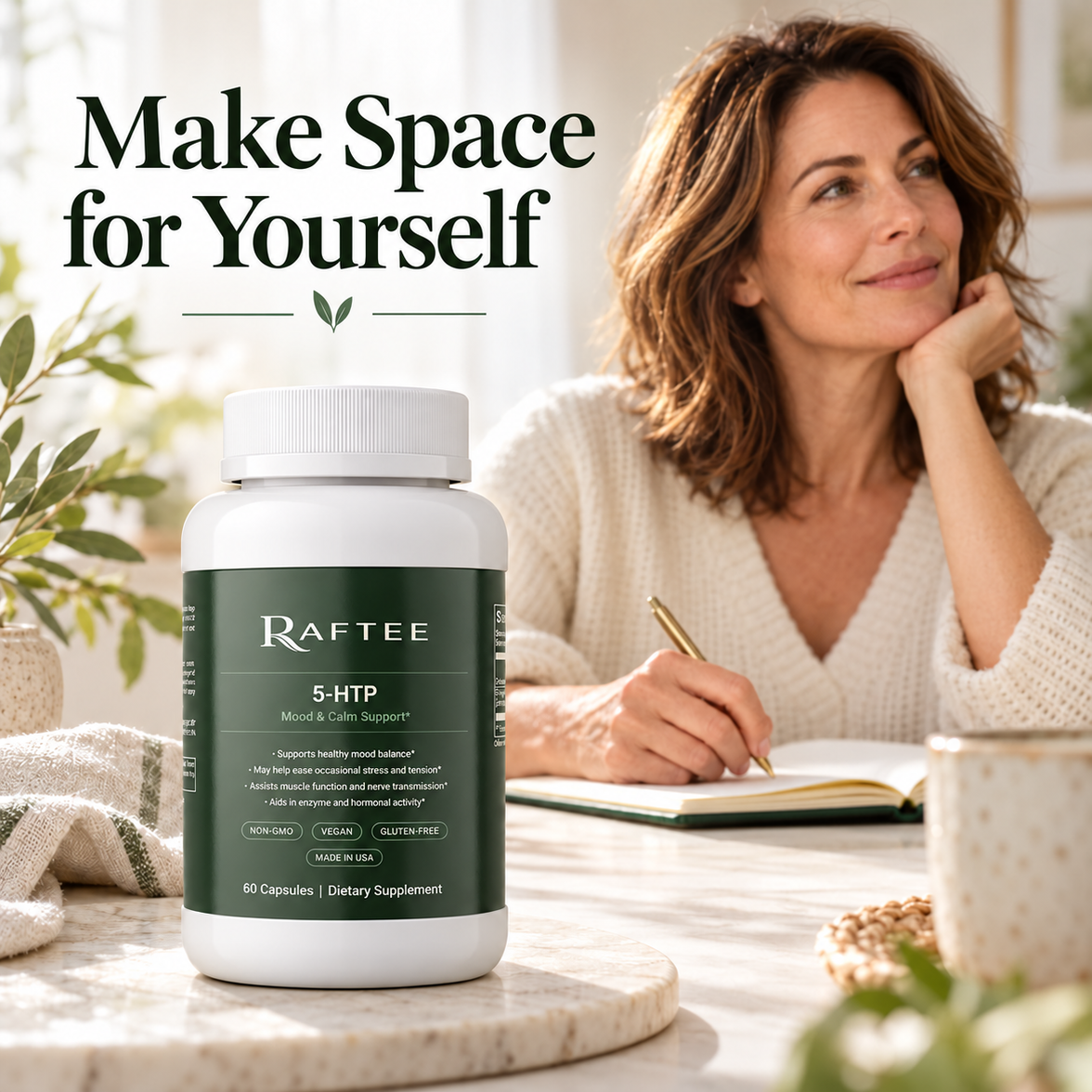 Raftee 5-HTP daily journaling routine