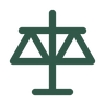 Raftee minimal balance outline icon