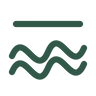 Raftee minimal barrier outline icon