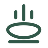 Raftee minimal powder outline icon