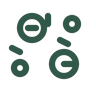 Raftee minimal probiotic outline icon
