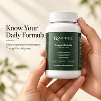 Raftee Omega-3 Fish Oil quality and transparency