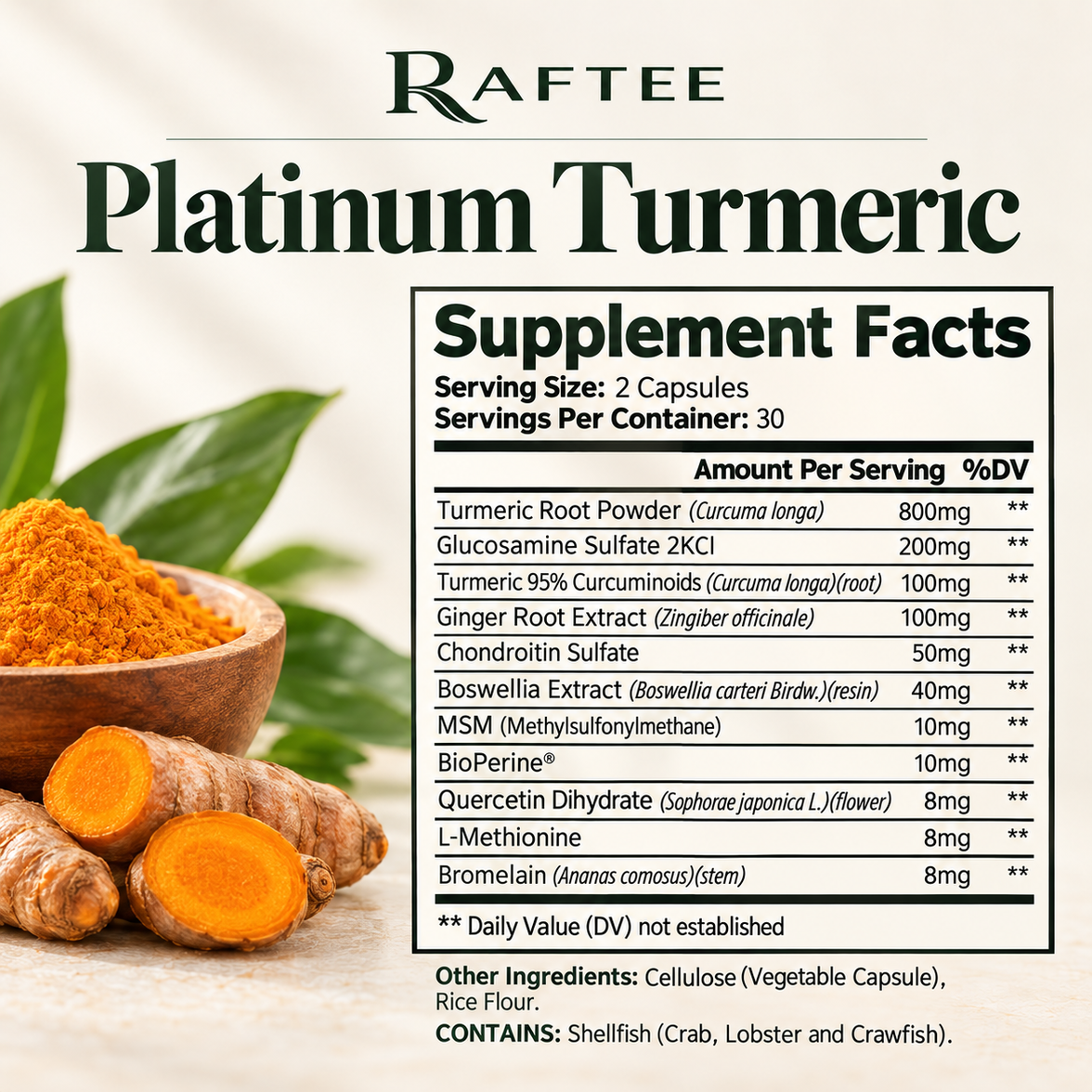 Raftee Platinum Turmeric carousel 3