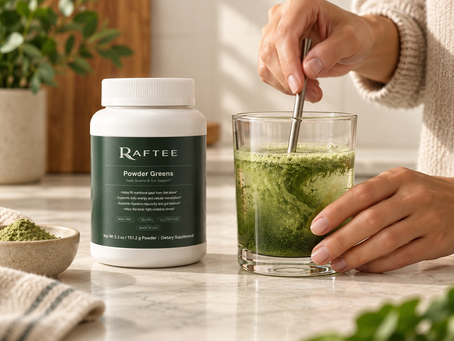 Raftee Powder Greens PDP 4