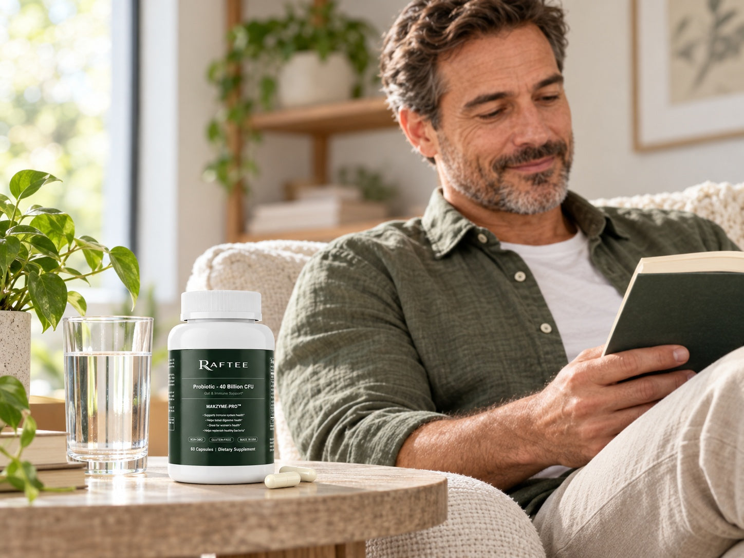 Raftee Probiotic 40 Billion daily routine