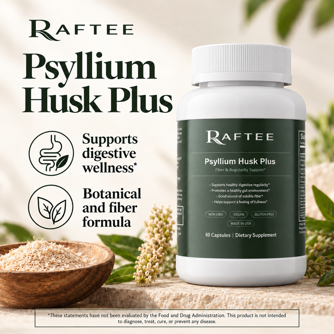 Raftee Psyllium Husk Plus key features