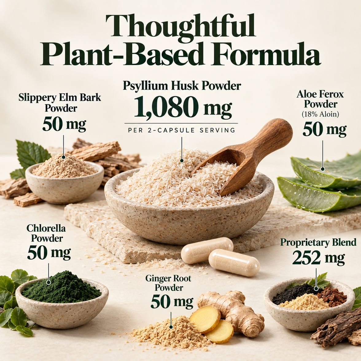 Raftee psyllium formula