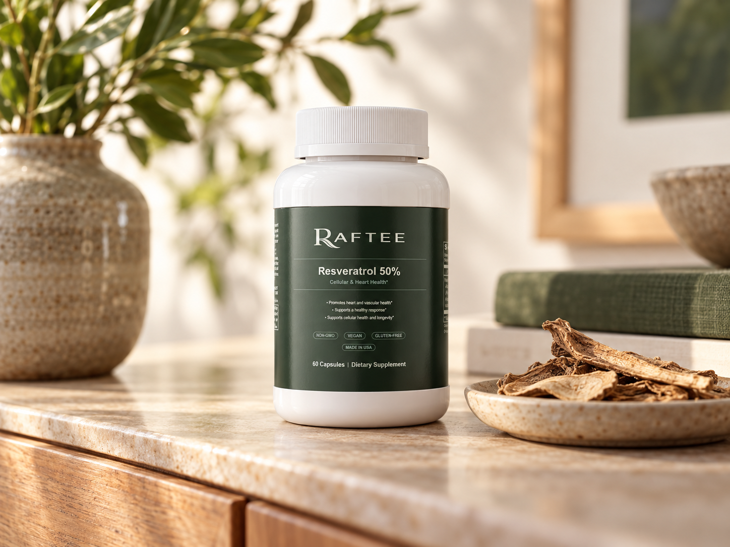 Raftee Resveratrol-50 - a closer look