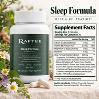 Raftee Sleep Formula Supplement Facts