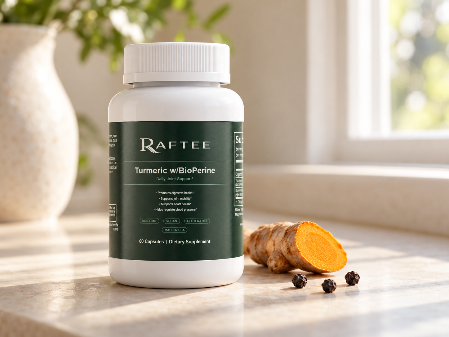 Raftee Turmeric-BioPerine - a closer look